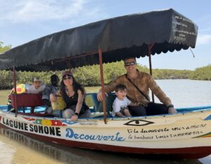 Paseo en barca por la laguna Somone
