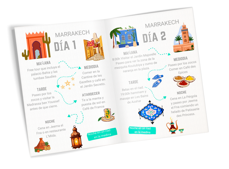Mini guía para viajar 2 días a Marrakech